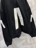 Balenciaga Music Archive Series Connected Zip Up Medium Fit Hoodie （744457TQVA61561） - 图片 8