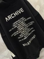 Balenciaga Music Archive Series Connected Zip Up Medium Fit Hoodie （744457TQVA61561） - 图片 6