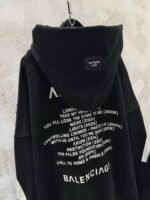 Balenciaga Music Archive Series Connected Zip Up Medium Fit Hoodie （744457TQVA61561） - 图片 7