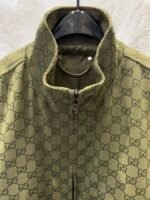 GUCCI GG canvas bomber jacket in forest green（833484-ZAF4S-3065） - 图片 7