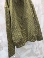 GUCCI GG canvas bomber jacket in forest green（833484-ZAF4S-3065） - 图片 6