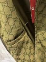 GUCCI GG canvas bomber jacket in forest green（833484-ZAF4S-3065） - 图片 11