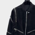 Rick Owens  zip detailing bomber jacket（RL01D3794CDK-BLACK） - 图片 6