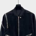 Rick Owens  zip detailing bomber jacket（RL01D3794CDK-BLACK） - 图片 4