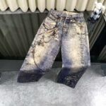 Acne Studios Baggy fit trousers - 1981M - Mid Blue (B00374-863）