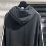 adidas BALENCIAGA Zip-Up Hoodie Small Fit "Black" (723754TNVN28482） - 图片 8