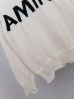 Amiri Destroyed effect sweater (PF22MKL009271） - 图片 9