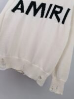 Amiri Destroyed effect sweater (PF22MKL009271） - 图片 11