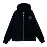 Nike x Stussy Washed Fleece Hoodie "Black"（FJ9176-010）