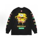 Supreme x SpongeBob L/S Tee Long Sleeve Tee (SUP-SS25-250） - 图片 4