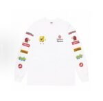 Supreme x SpongeBob L/S Tee Long Sleeve Tee (SUP-SS25-250）