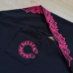 Chrome Hearts Horseshoe-Print Long-Sleeve Top Black (CH-2025344） - 图片 4