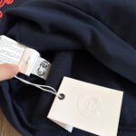 Chrome Hearts Navy&Red Horseshoe Floral Sleeve Pullover Hoodie (CH-200923） - 图片 17