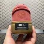 Stone Island x Dior B33 Skateboard Shoes "Red"（3SN303ZAM-H440） - 图片 3