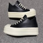 Rick Owens Mega Bumper Low Leather Black Milk(RP01E7876LCO-911) - 图片 9
