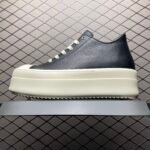 Rick Owens Mega Bumper Low Leather Black Milk(RP01E7876LCO-911)