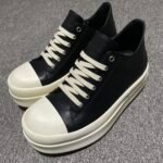 Rick Owens Mega Bumper Low Leather Black Milk(RP01E7876LCO-911) - 图片 13