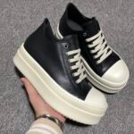 Rick Owens Mega Bumper Low Leather Black Milk(RP01E7876LCO-911) - 图片 16