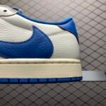 Travis Scott × Fragment × Nike Air Jordan 1 Low OG "Sail/Military Blue" (DM7866-104) - 图片 3