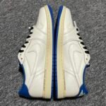Travis Scott × Fragment × Nike Air Jordan 1 Low OG "Sail/Military Blue" (DM7866-104) - 图片 10