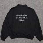 Acne Studios Printed Logo Zipper Jacket (B90791-910）