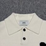 AMI 25FW Wool Ami de Coeur Polo Knit Sweater（UPL409-018-151） - 图片 14