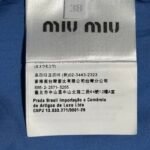 Miu Miu Poplin Shirt Jacket（ML1263-1BMS-F0237-S-OOO） - 图片 3