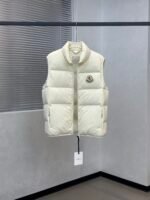 MONCLER ALMAZ down vest nylon zipper with logo patch（1A000775396LP97） - 图片 15