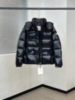 MONCLER Glareins women's woven trim hooded short down jacket（K20931A00014597EU04A） - 图片 3