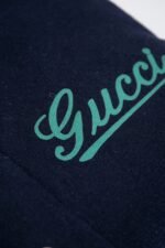 GUCCI Wool and leather varsity jacket, navy（794814-Z8BS9-4215） - 图片 7