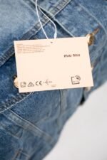 MIUMIU Denim blouson jacket（GWB195-1373-F0076-S-OOO） - 图片 7