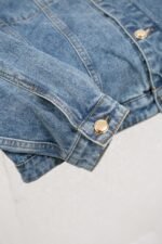 MIUMIU Denim blouson jacket（GWB195-1373-F0076-S-OOO） - 图片 5