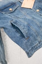 MIUMIU Denim blouson jacket（GWB195-1373-F0076-S-OOO） - 图片 8