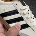 JJJJound × adidas Samba OG “Off White/Core Black/Gum” ジョウンド × アディダス サンバ OG “オフホワイト/コアブラック/ガム” ID8708 - 图片 4