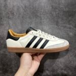 JJJJound × adidas Samba OG “Off White/Core Black/Gum” ジョウンド × アディダス サンバ OG “オフホワイト/コアブラック/ガム” ID8708 - 图片 8