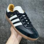 JJJJound × adidas Samba OG “Core Black/Off White/Gum” ジョウンド × アディダス サンバ OG “コアブラック/オフホワイト/ガム” ID8707 - 图片 4