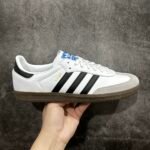 adidas Originals Samba OG “Cloud White/Core Black/Clear Granite” アディダスオリジナルス サンバ OG “クラウドホワイト/コアブラック/クリアグラナイト”  B75806 - 图片 2