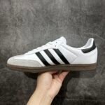 adidas Originals Samba OG “Cloud White/Core Black/Clear Granite” アディダスオリジナルス サンバ OG “クラウドホワイト/コアブラック/クリアグラナイト”  B75806 - 图片 3