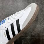 adidas Originals Samba OG “Cloud White/Core Black/Clear Granite” アディダスオリジナルス サンバ OG “クラウドホワイト/コアブラック/クリアグラナイト”  B75806 - 图片 6