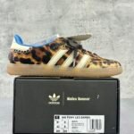 Wales Bonner × adidas Samba Pony Leo Low “Dark Brown/Cream White” ウェールズ・ボナー × アディダス サンバ ポニー レオ ロー “ダークブラウン/クリームホワイト” IE0578 - 图片 2
