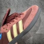 Wales Bonner × adidas Samba Nylon Low “Fox Brown/Sandy Beige/Lucky Blue” ウェールズ・ボナー × アディダス サンバ ナイロン ロー “フォックスブラウン/サンディーベージュ/ラッキーブルー” IE0579 - 图片 7