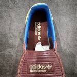 Wales Bonner × adidas Samba Nylon Low “Fox Brown/Sandy Beige/Lucky Blue” ウェールズ・ボナー × アディダス サンバ ナイロン ロー “フォックスブラウン/サンディーベージュ/ラッキーブルー” IE0579 - 图片 9