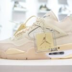 Off-White × Nike Air Jordan 4 SP “Sail” オフホワイト × ナイキ エアジョーダン4 SP “セイル” CV9388-100