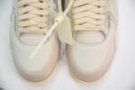 Off-White × Nike Air Jordan 4 SP “Sail” オフホワイト × ナイキ エアジョーダン4 SP “セイル” CV9388-100 - 图片 9