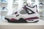 Paris Saint Germain ×Nike Air Jordan 4 Retro “White/Bordeaux/Neutral Gray” パリ・サンジェルマン × ナイキ エアジョーダン4 レトロ “ホワイト/ボルドー/ニュートラルグレー”　　CZ5624-100
