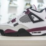Paris Saint Germain ×Nike Air Jordan 4 Retro “White/Bordeaux/Neutral Gray” パリ・サンジェルマン × ナイキ エアジョーダン4 レトロ “ホワイト/ボルドー/ニュートラルグレー”　　CZ5624-100