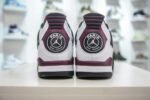 Paris Saint Germain ×Nike Air Jordan 4 Retro “White/Bordeaux/Neutral Gray” パリ・サンジェルマン × ナイキ エアジョーダン4 レトロ “ホワイト/ボルドー/ニュートラルグレー”　　CZ5624-100 - 图片 2