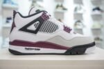 Paris Saint Germain ×Nike Air Jordan 4 Retro “White/Bordeaux/Neutral Gray” パリ・サンジェルマン × ナイキ エアジョーダン4 レトロ “ホワイト/ボルドー/ニュートラルグレー”　　CZ5624-100 - 图片 3