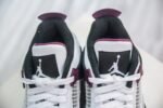 Paris Saint Germain ×Nike Air Jordan 4 Retro “White/Bordeaux/Neutral Gray” パリ・サンジェルマン × ナイキ エアジョーダン4 レトロ “ホワイト/ボルドー/ニュートラルグレー”　　CZ5624-100 - 图片 8