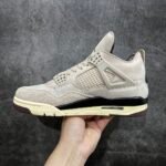 A Ma Maniere × Nike Air Jordan 4 Retro OG SP “Fossil Stone/WYWS” アママニエール × ナイキ エアジョーダン4 レトロ OG SP “フォッシルストーン/WYWS” - 图片 3